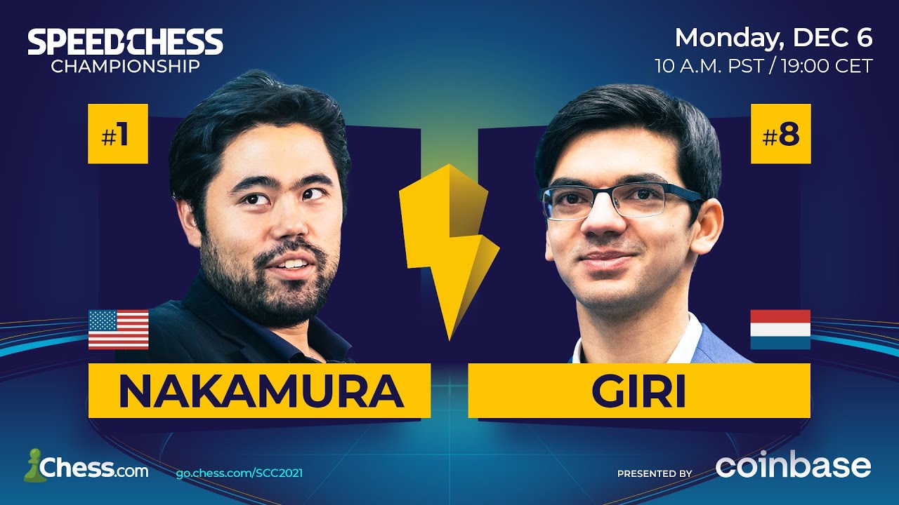 Hikaru vs. Anish Giri | Speed Chess Championship 2021