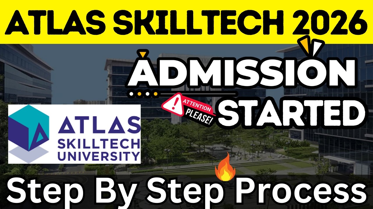 Atlas SkillTech University Mumbai 2026 Admission Procedure✅- Atlas SkillTech Registration 2026