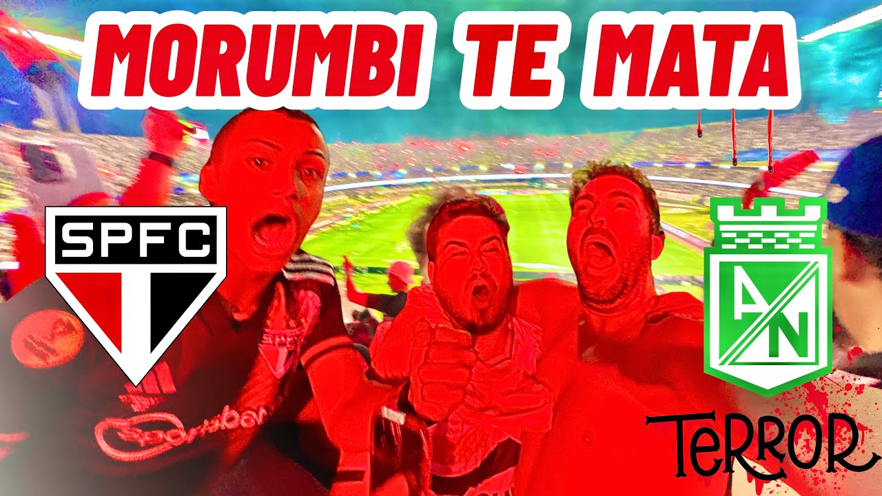 UMA DAS ATMOSFERAS MAIS HOSTIS DA AMÉRICA - SURREAL/ São Paulo x Atlético Nacional