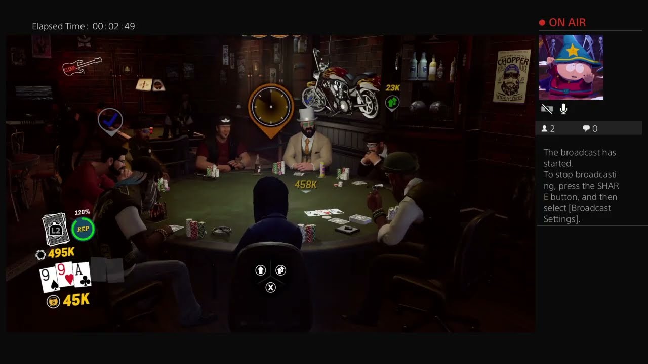 Promience Poker On PS4- Part 4 (The Bald Joke Episode)