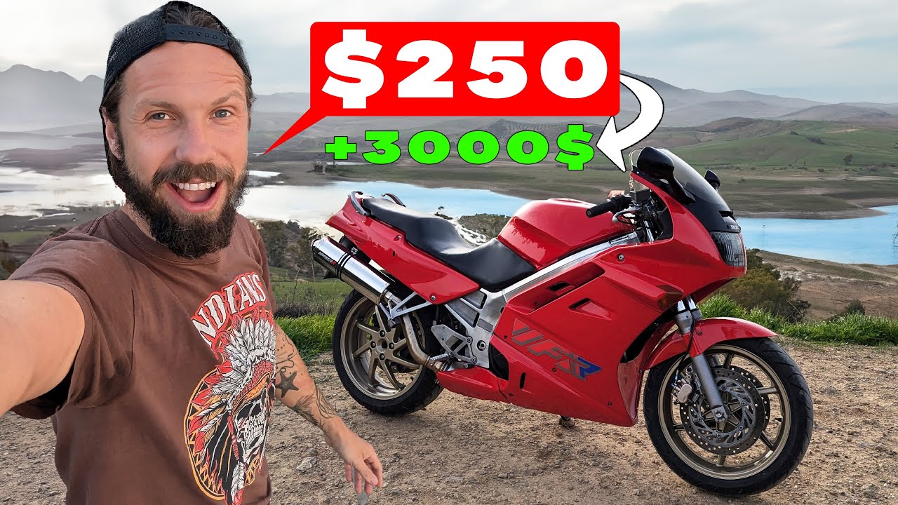 How Much Money Can I Make Flipping This Old HONDA VFR 750?