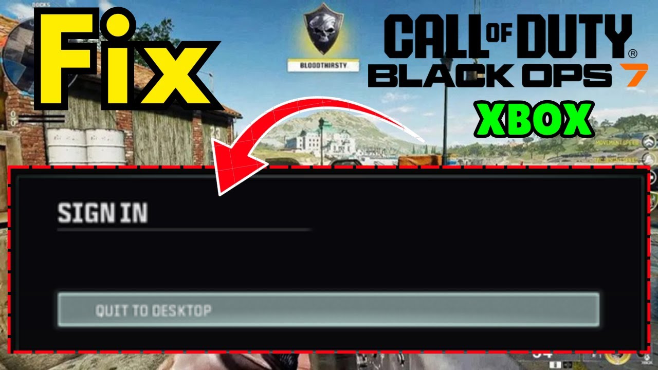 Call of Duty Black Ops 7: вход, выход на рабочий стол, исправление ошибки Xbox