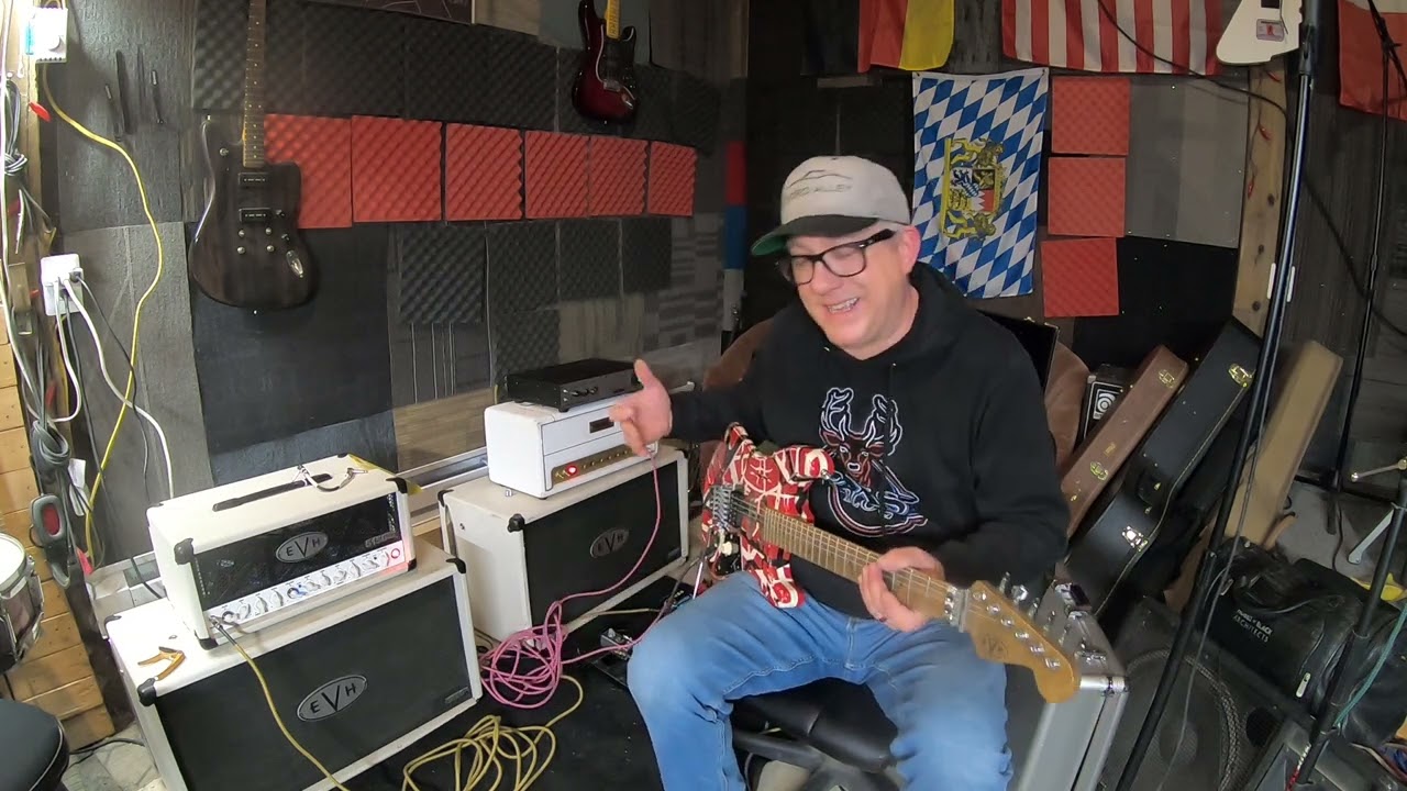 Marshall SV20H EVH 5150 Stereo Wet Dry rig.