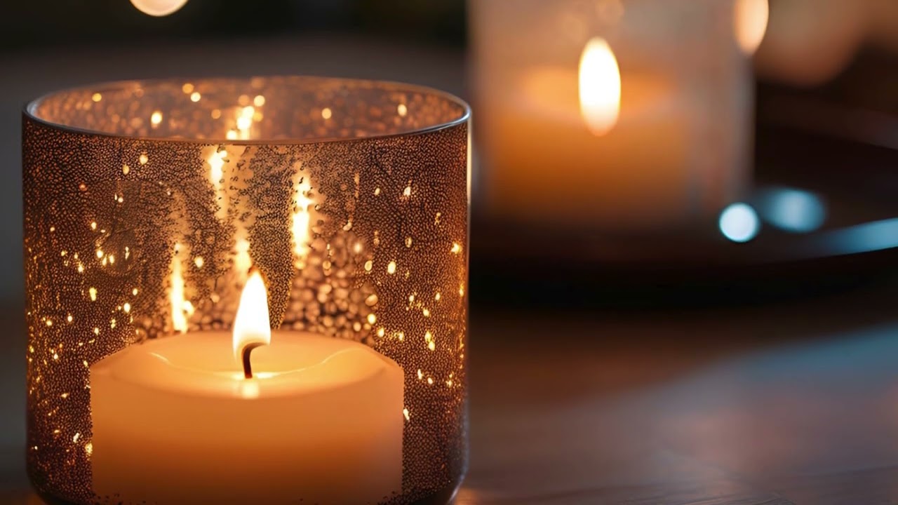 Gentle Flickers: Relaxing Candle Scenes for Stress Relief