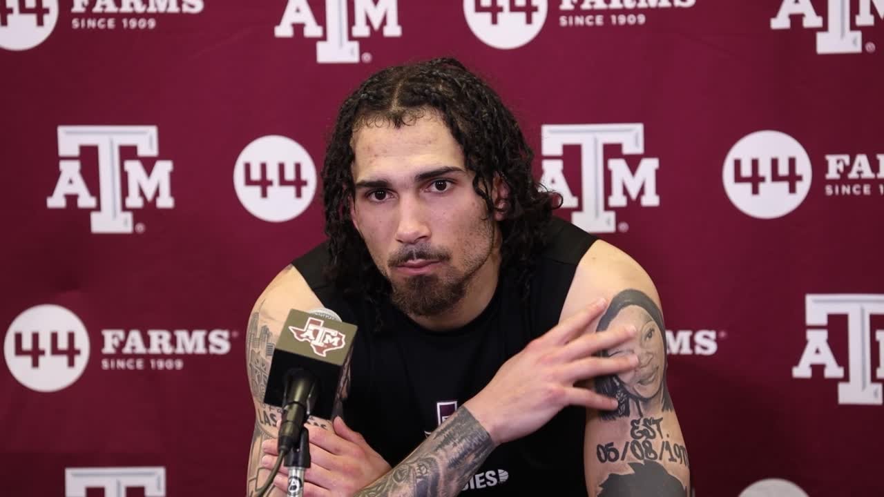 Pop Isaacs previews Texas A&M men's basketball's game vs. Kentucky
