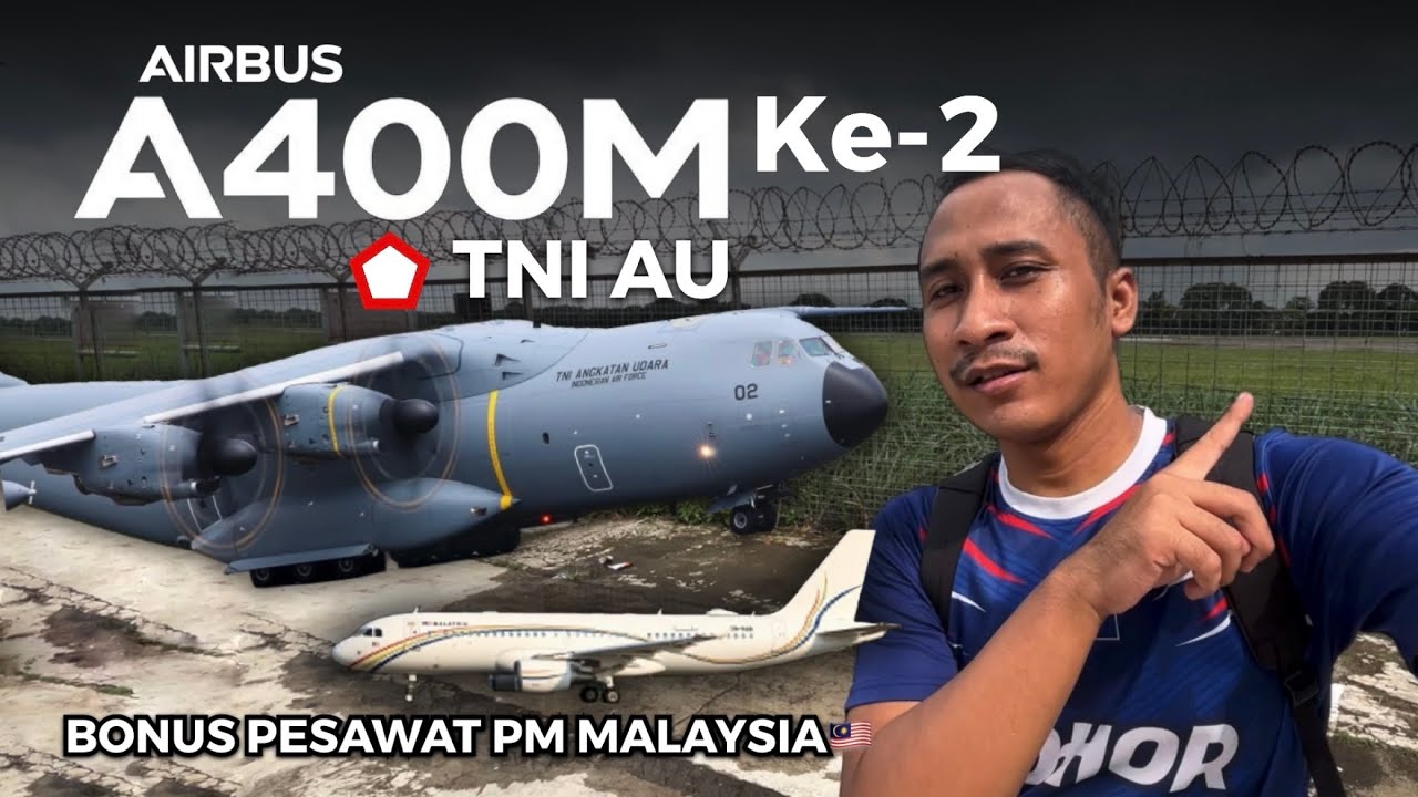 Plane Spotting Kedatangan Airbus A400M ke-2 TNI AU | TAPI KOK⁉️🥲