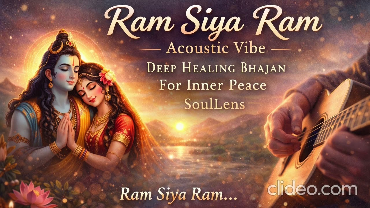 Ram Siya Ram Acoustic  Ram Hanuman Bhakti Song  Deep Healing Mantra 2026