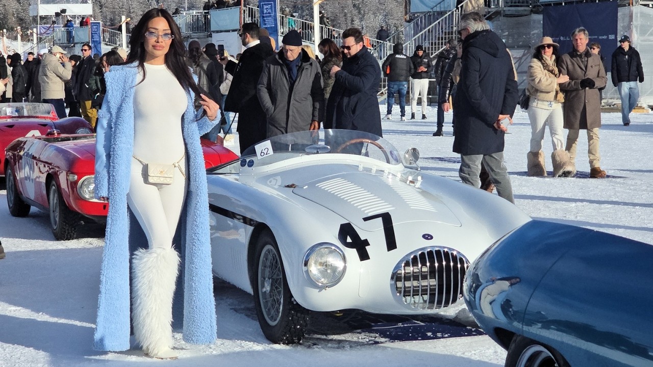 BILLIONAIRES ENJOYING MOST EXPENSIVE CARS IN ST.MORITZ THE ICE 2026