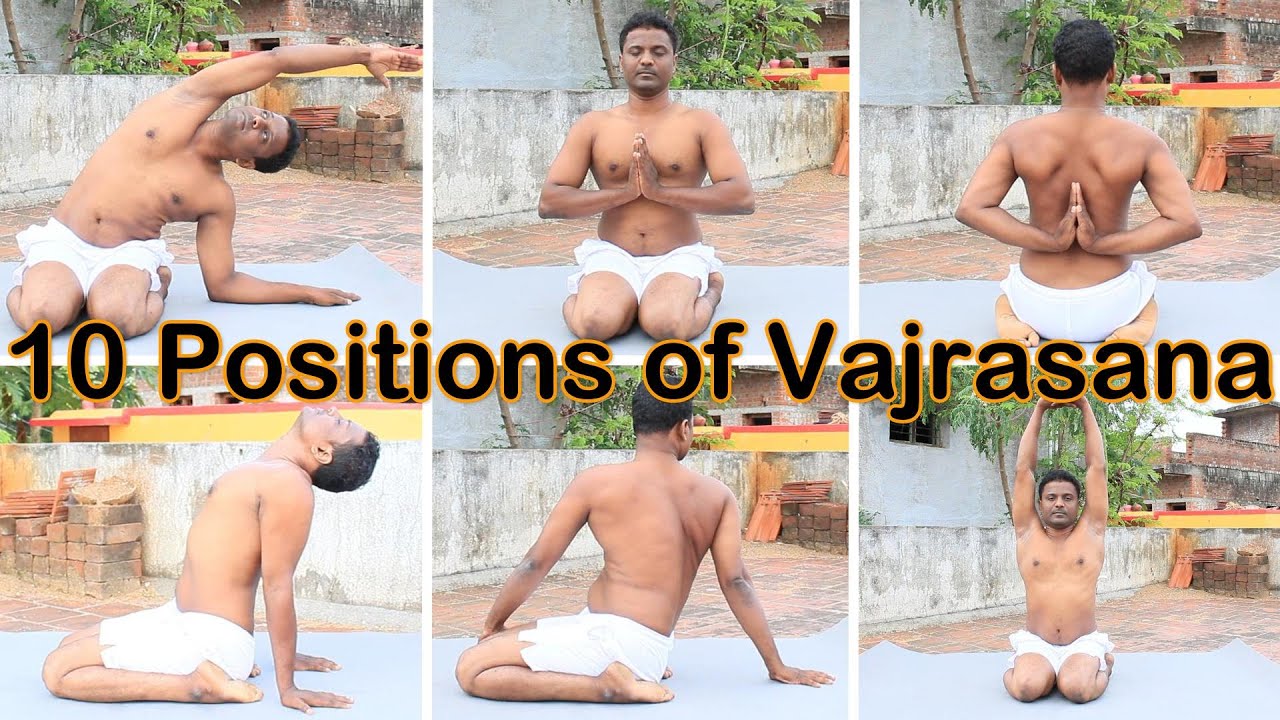 Vajrasana yoga pose benefits precautions and variations | Thunderbolt Pose knee stretch
