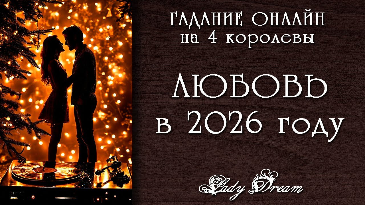 💖 ВСТРЕЧУ ЛИ Я СВОЮ ЛЮБОВЬ в 2026 году / Перемены в личной жизни таро 4 королевы Lady Dream