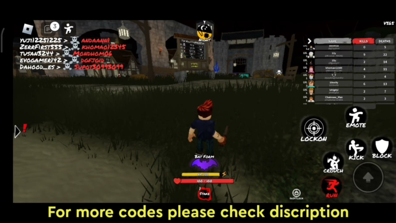 All *New* Vampire Fighters Codes | Latest & Working Codes For Vampire Fighters