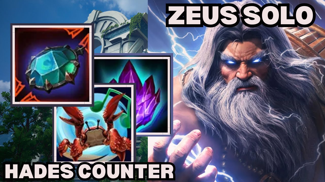 The Hades Counterpick!! - Zeus Solo Deity Smite 2 Gameplay