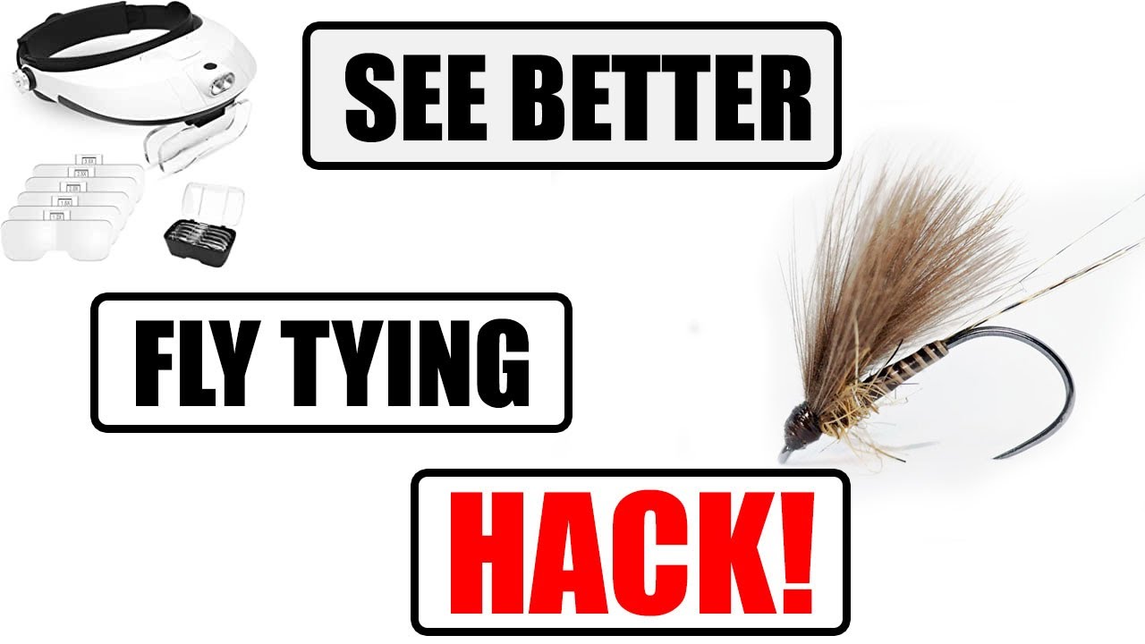 Can't See to Tie Flies? #flyfishing #flytying #seeing