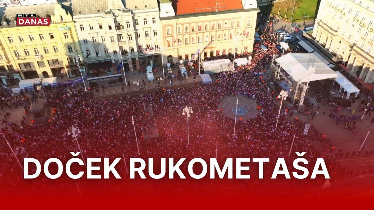 RTL | Pogledajte prijenos spektakularnog dočeka naših rukometaša