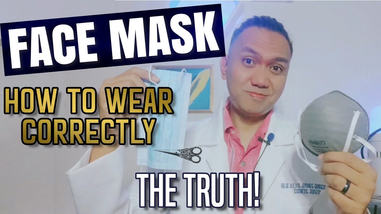 FACE MASK How to wear a facemask correctly & Dissected it after ☺️ ( with English Subs )