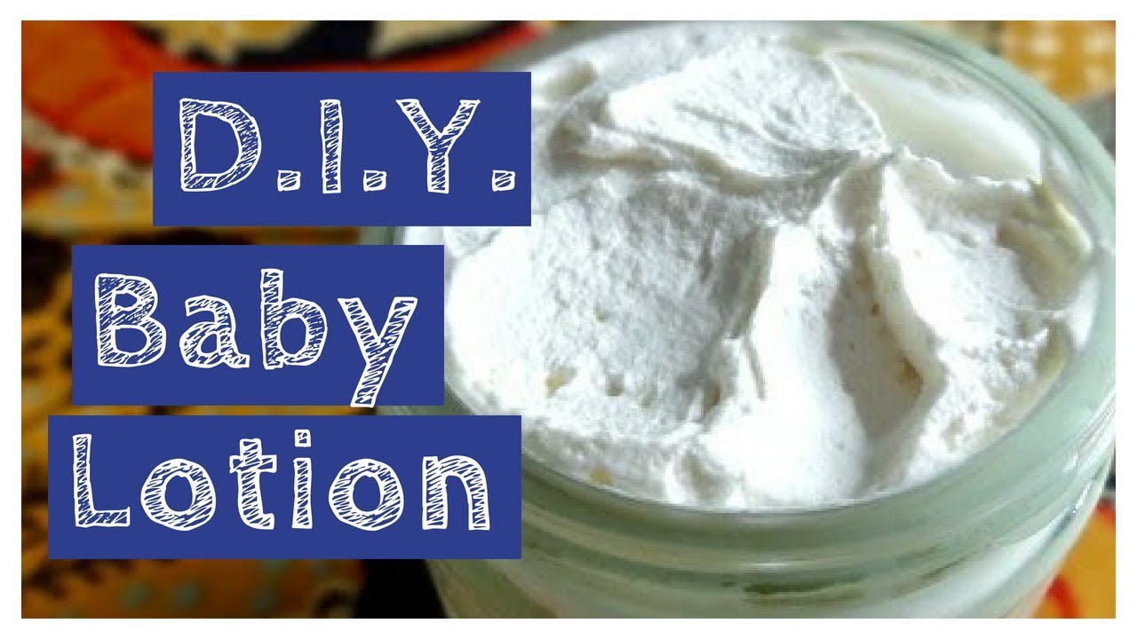 DIY Baby Lotion - Homemade - Improves Eczema and Baby Acne