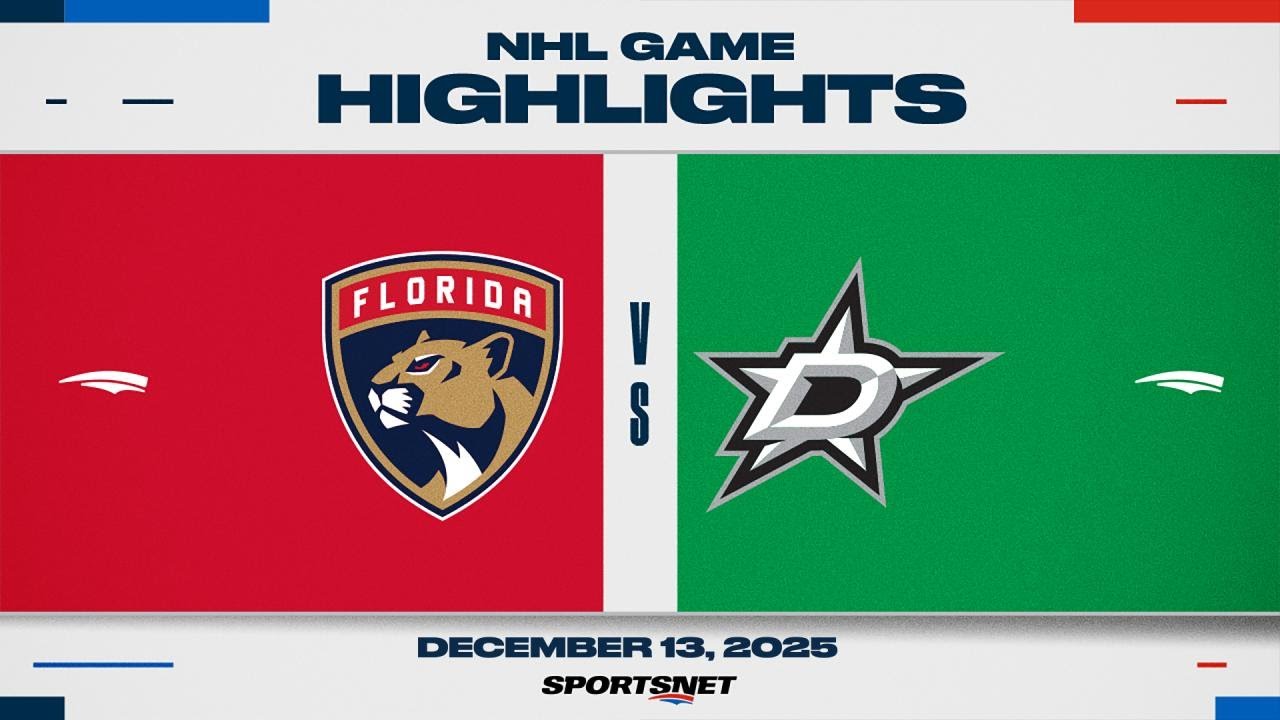 NHL Highlights | Panthers vs. Stars - December 13, 2025