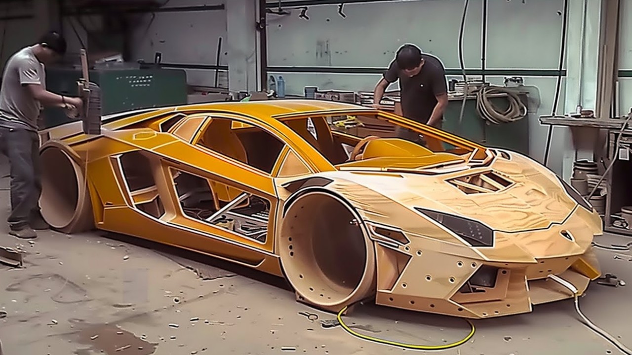 Мужчина Построил Потрясающий LAMBORGHINI с Нуля за 10 Месяцев | От Начала до Конца от @haisupercar