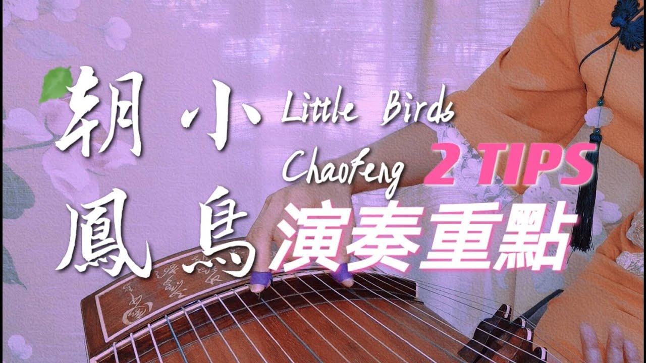 古箏考級1《小鳥朝鳳》教學| Little Birds Chao Feng, Guzheng Level 1