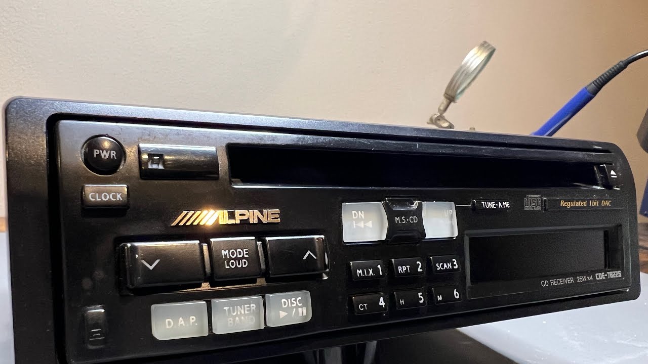 Old school Alpine CDE 7822S