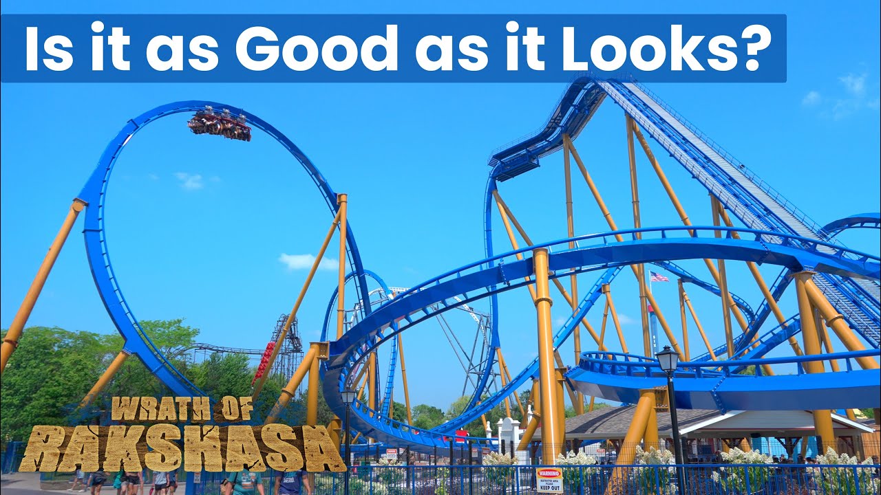 Wrath of Rakshasa Review | Six Flags Great America's 2x World Record Breaking Dive Coaster