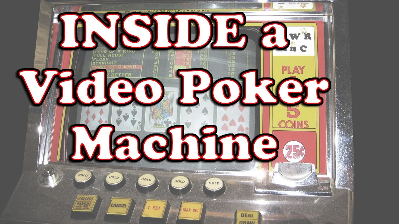 Look inside Video POKER machine by Sigma - plus a Hopper JAM