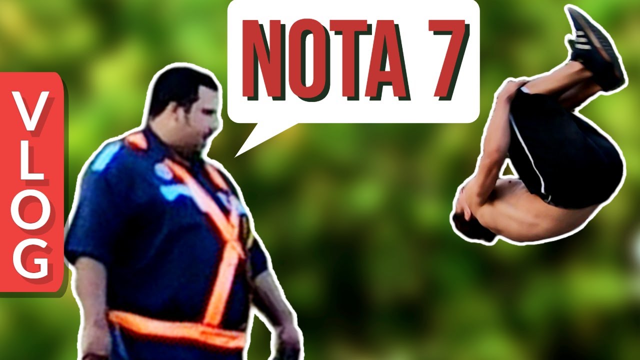 O segurança corrigiu o mortal dele - Treino de Parkour