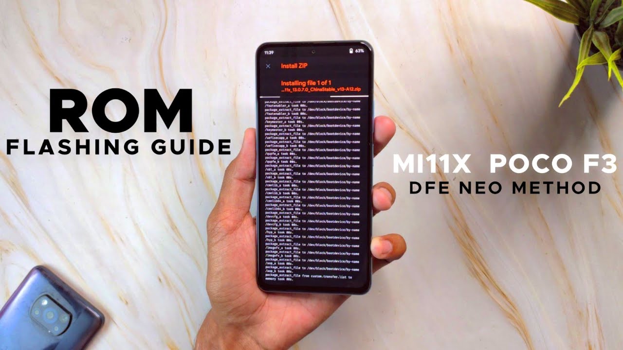 Mi 11X/POCO F3 Updated ROM Flashing Guide - Encryption, Decryption, DFE Neo Method !!