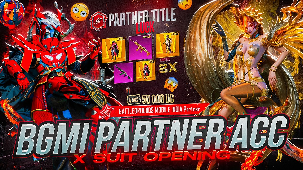 BGMI Partner X-Suit Crate Opening | Phoenixtra Vs Dark Raven LIVE