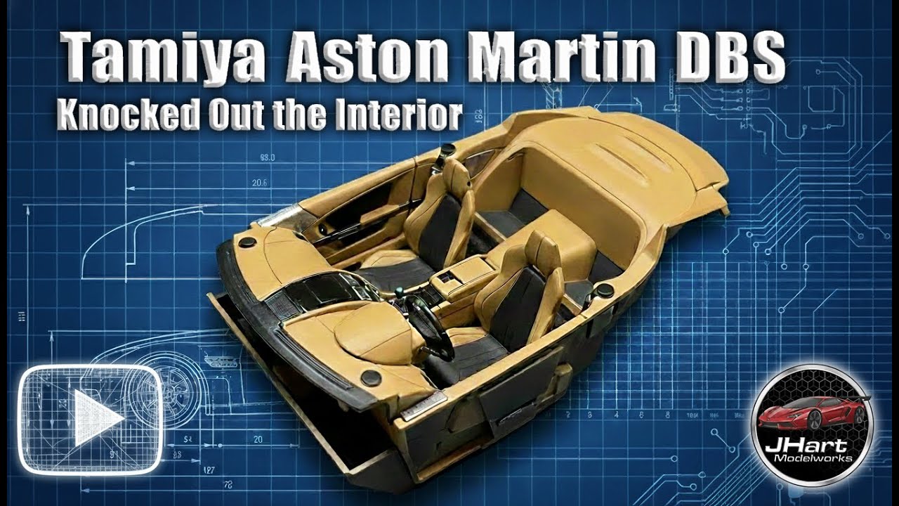 Tamiya - Aston Martin DBS - Обновление 2: Завершение работы над интерьером