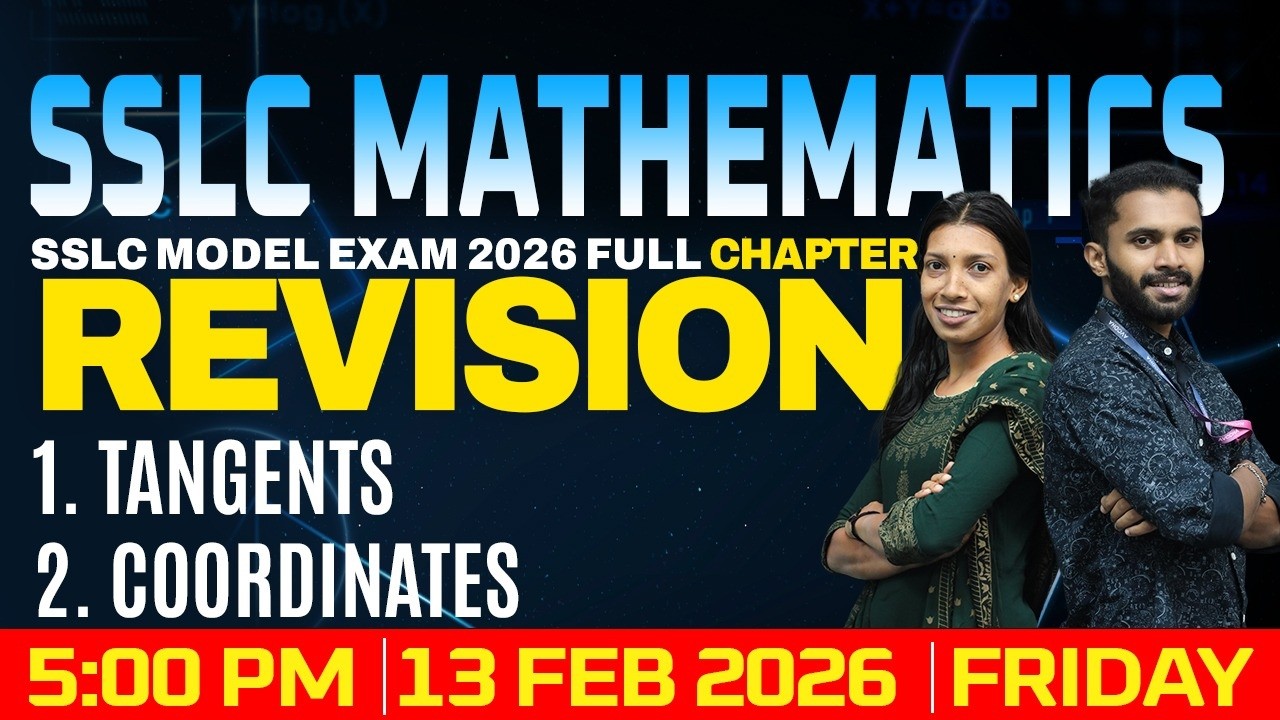 SSLC Maths | Full Chapter Revision | 10th Model Exam 2026 | Free Live Classes | Avodha