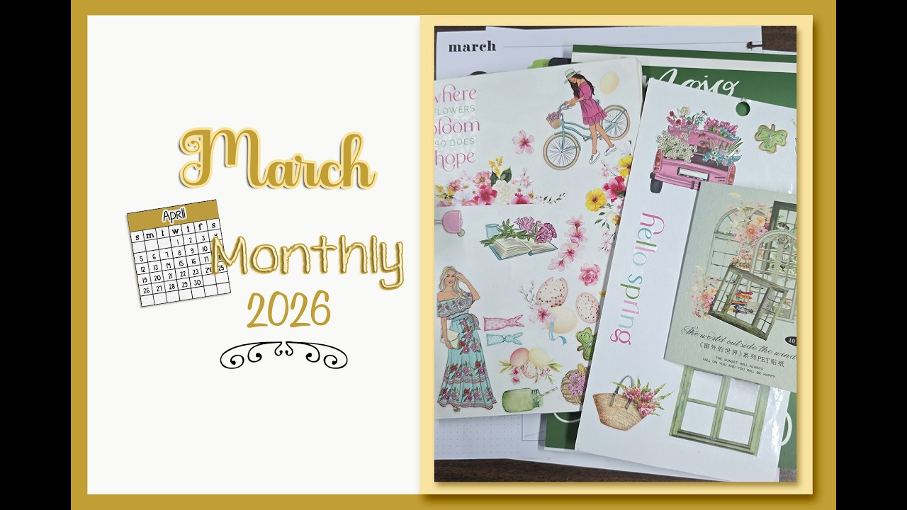 March monthly ll Big Teacher planner ll  catch all