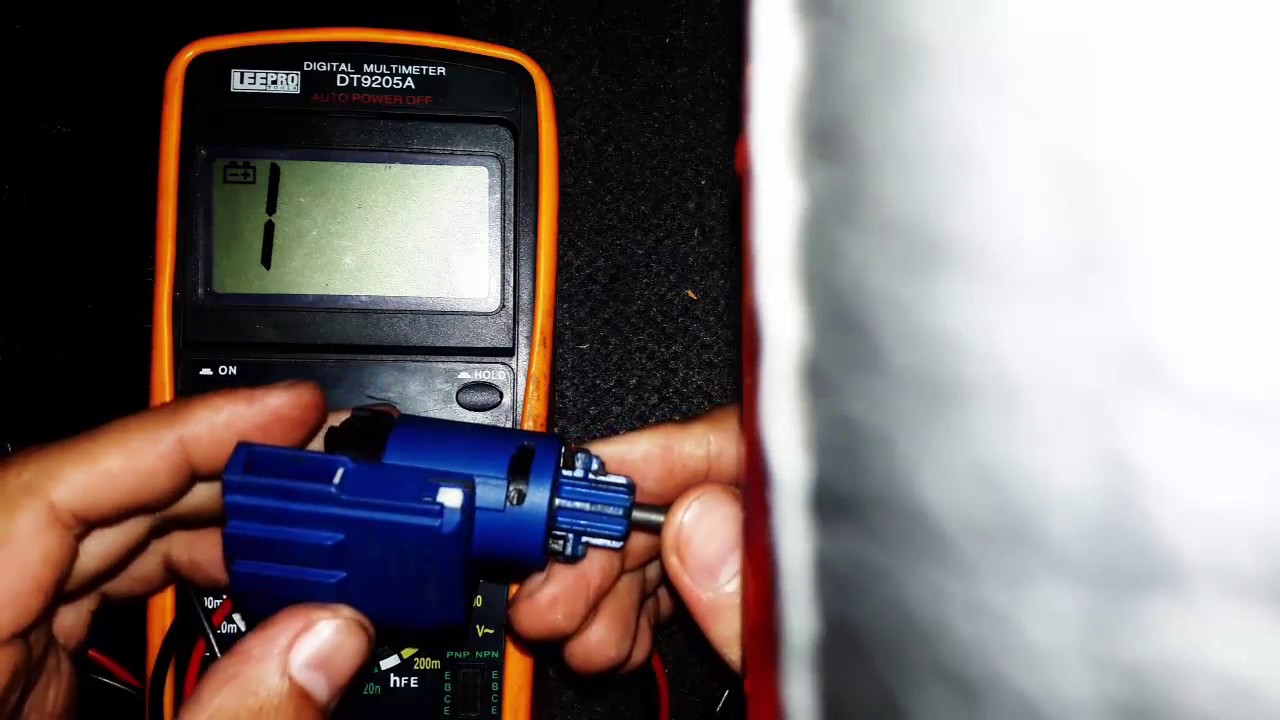 Teste do Sensor de Embreagem
