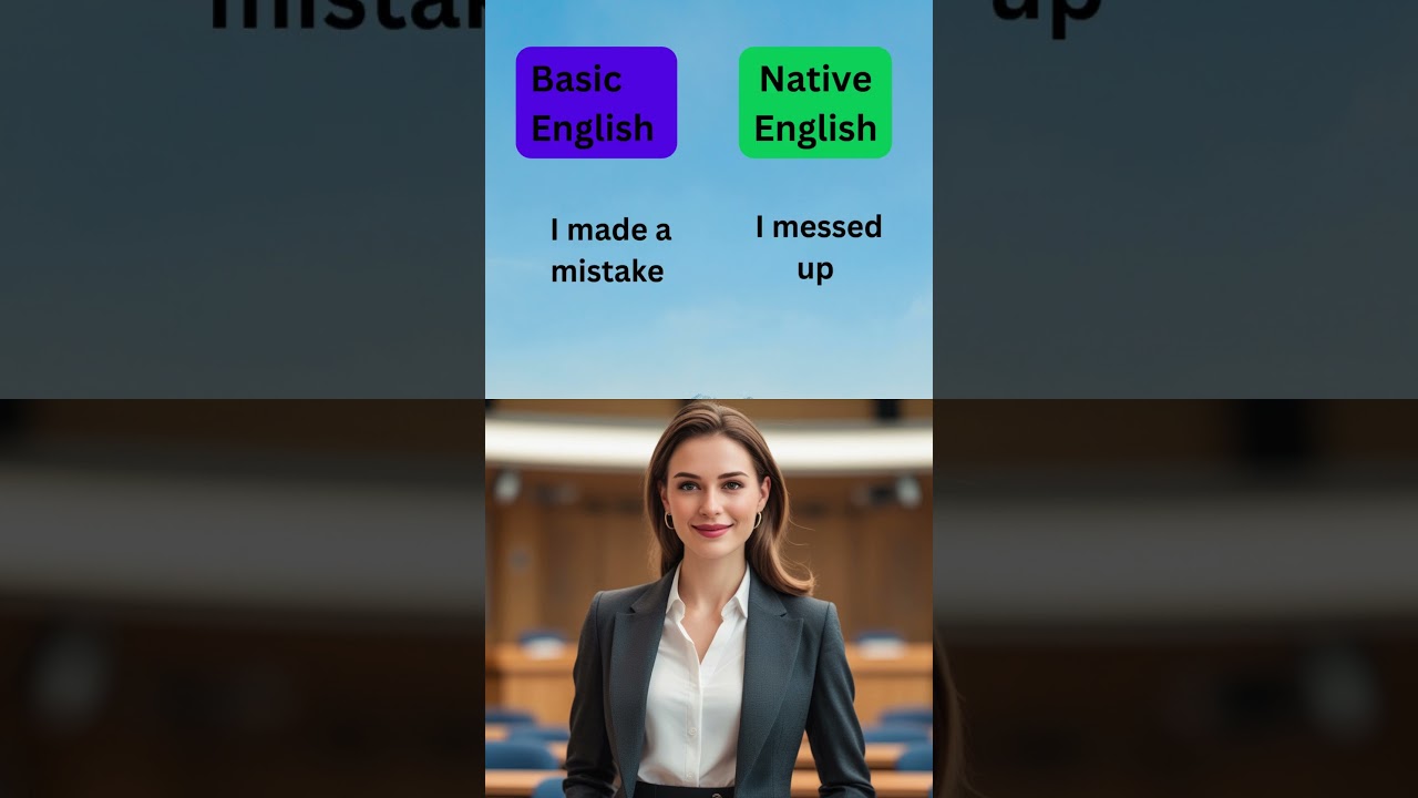 Speak Like a Pro! 🗣️ Basic vs Native English Simplified for India! 🇮🇳✨ #LearnEnglish