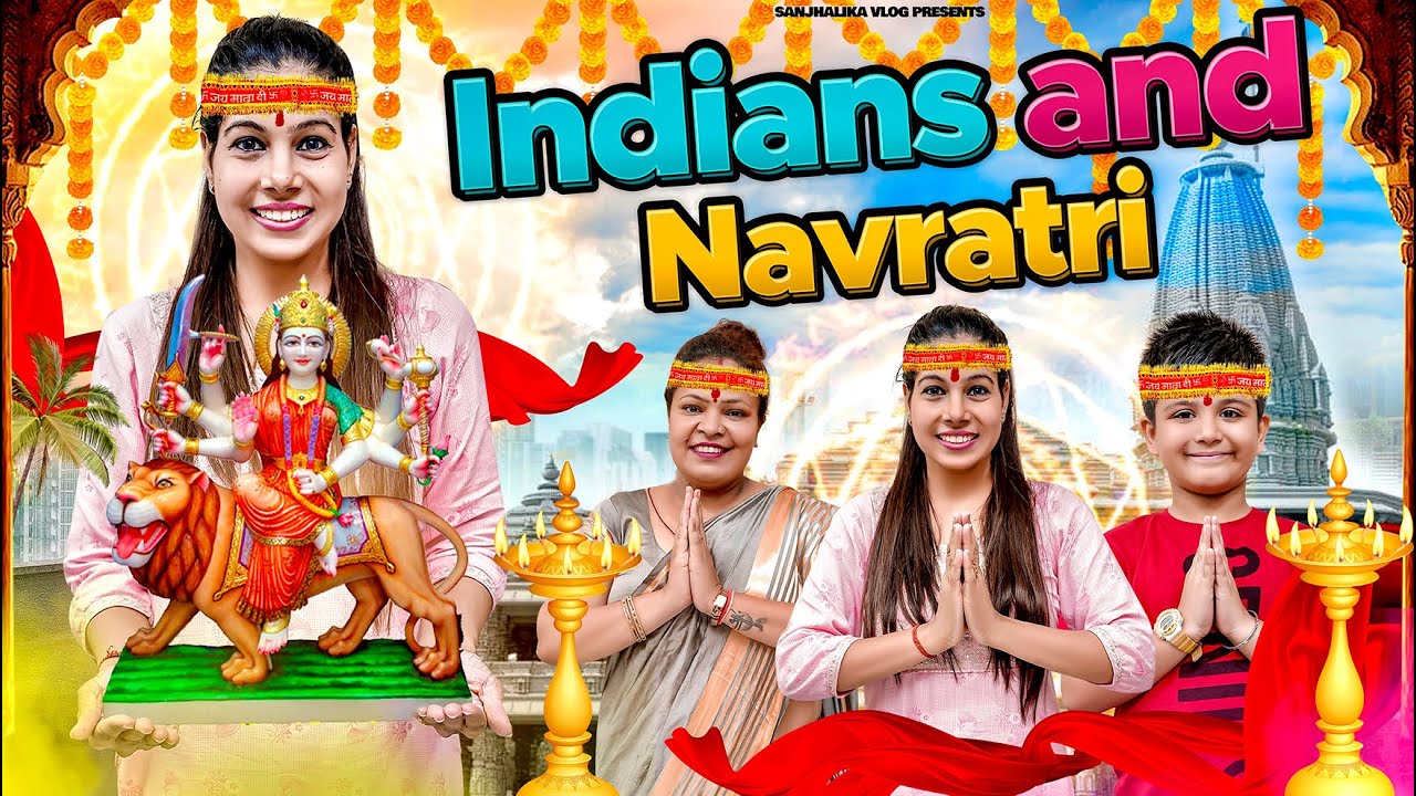 Indians and Navratri | Sanjhalika Vlog