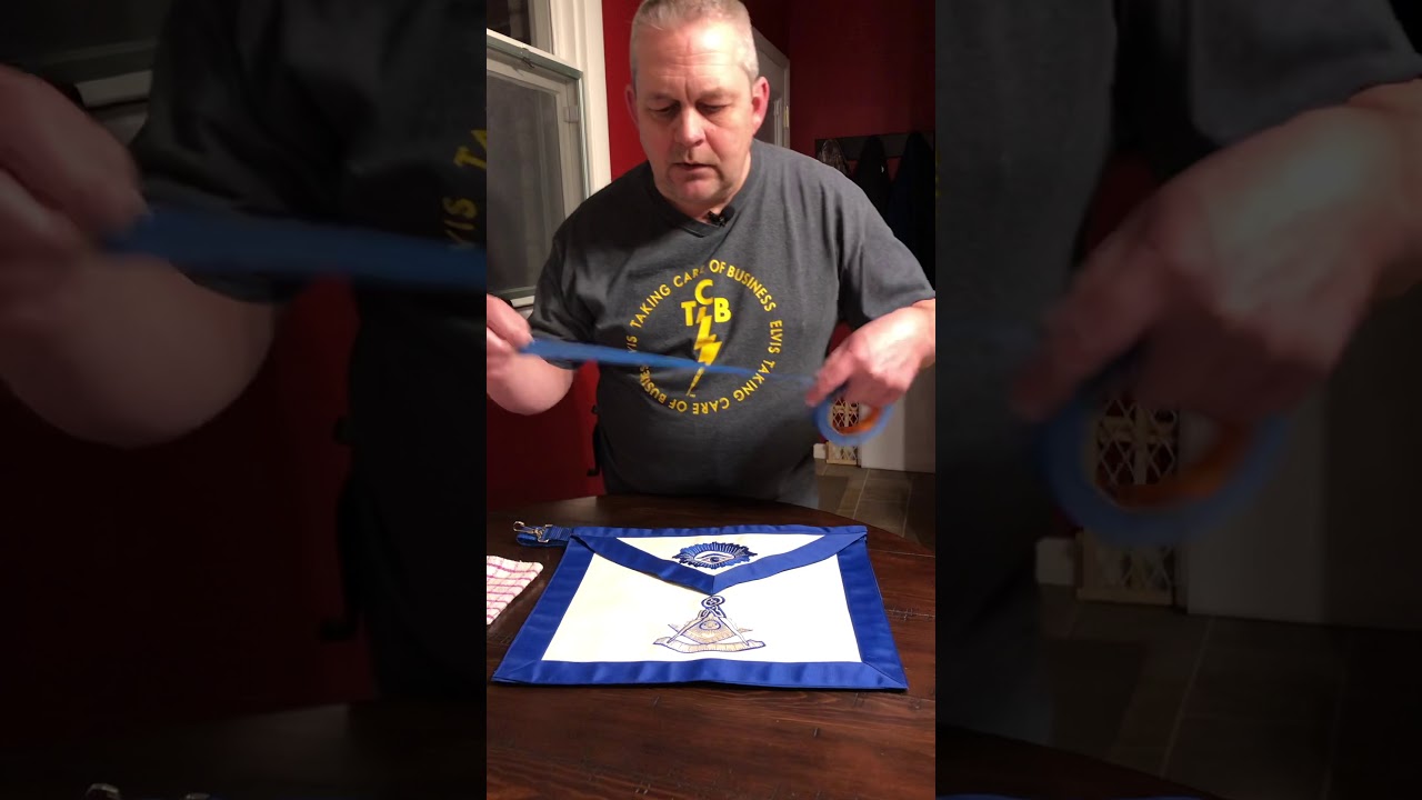 How to Clean & Restore Masonic Aprons - Part 4