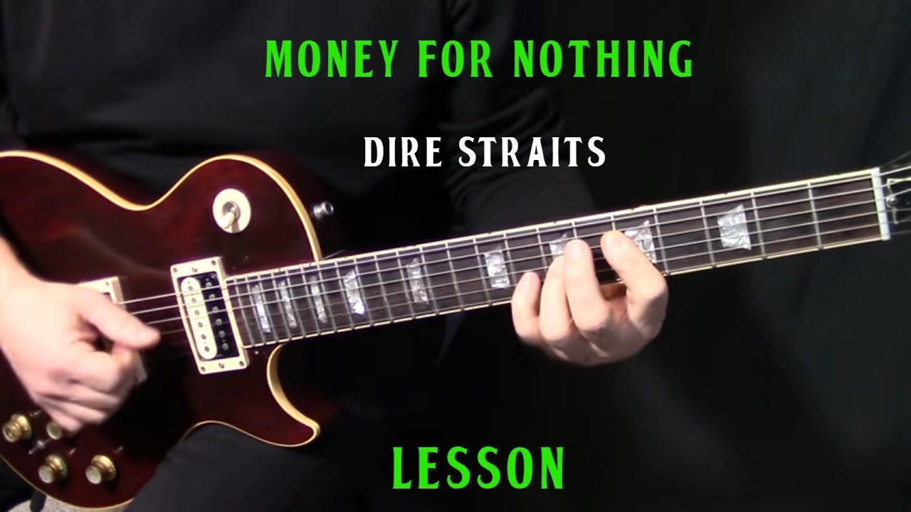 how to play "Money For Nothing" on guitar by Dire Straits/Mark Knopfler - rhythm guitar lesson