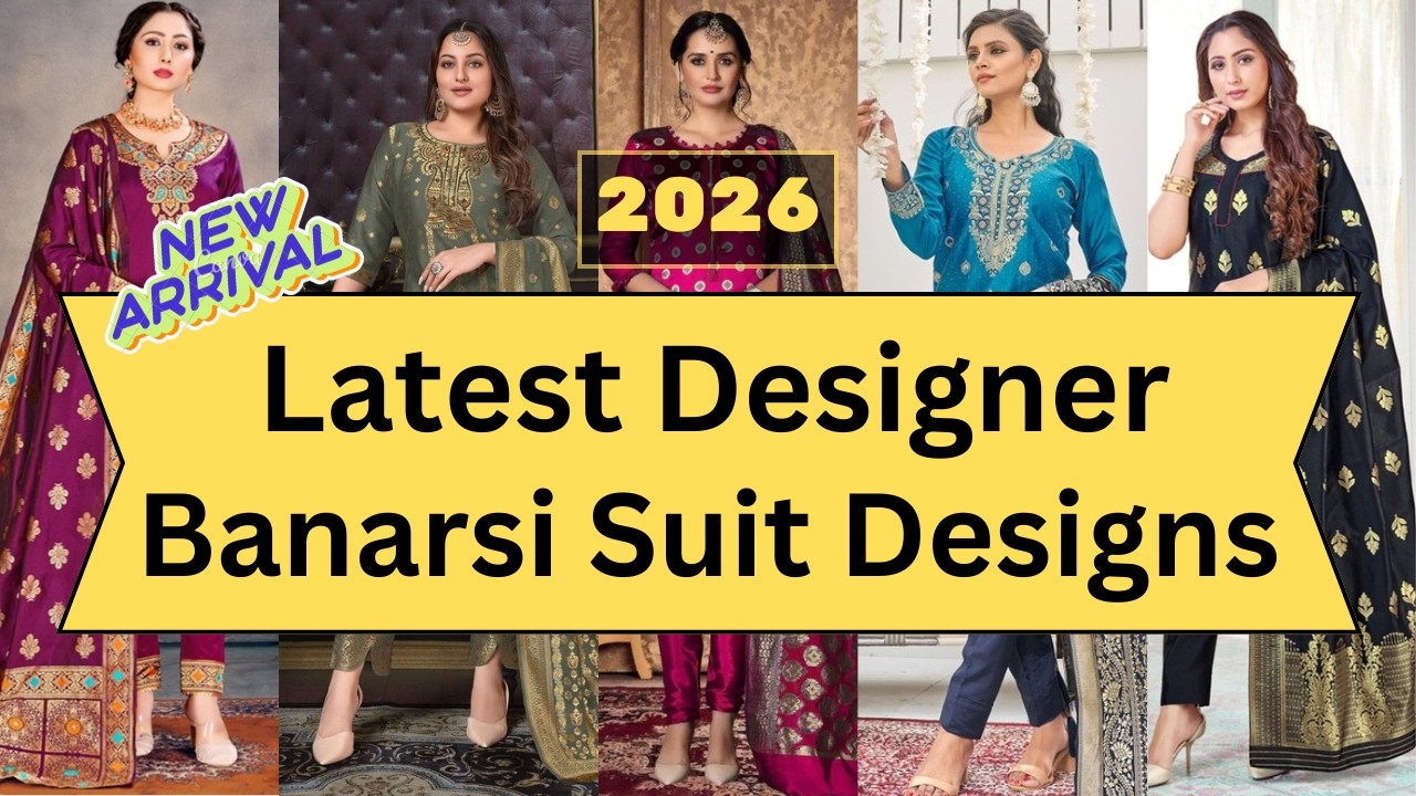 Latest Designer Banarsi Suit Designs 2025 #banarsisuits