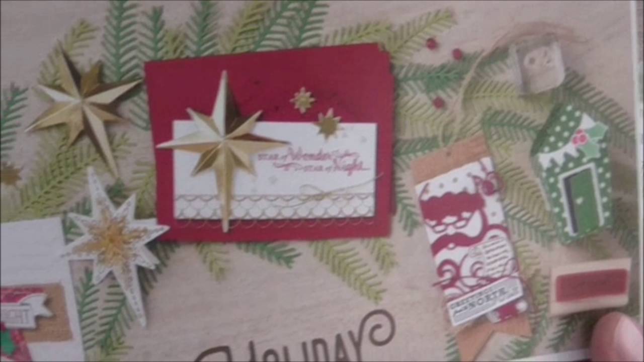 Stampin Up 2016 2017 Holiday Catalogue Sneak Peek Haul Video