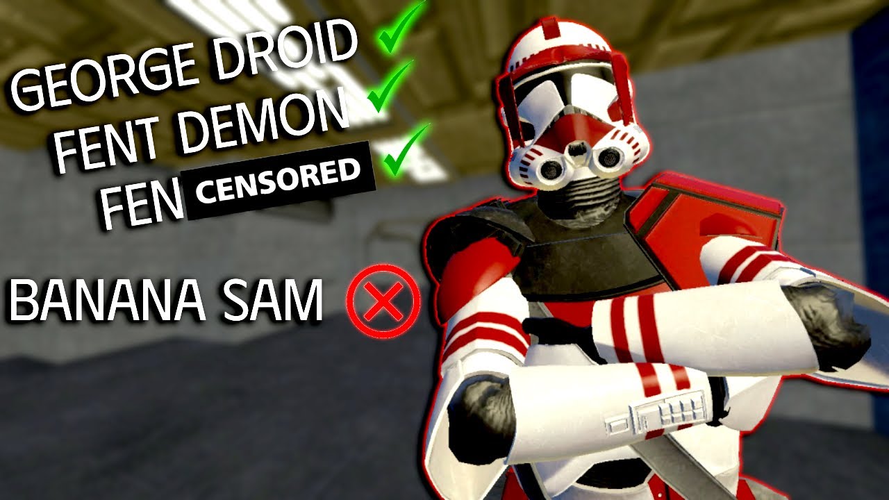 CHANGE YOUR NAME ASSHOLE! - Star Wars gmod RP trolling