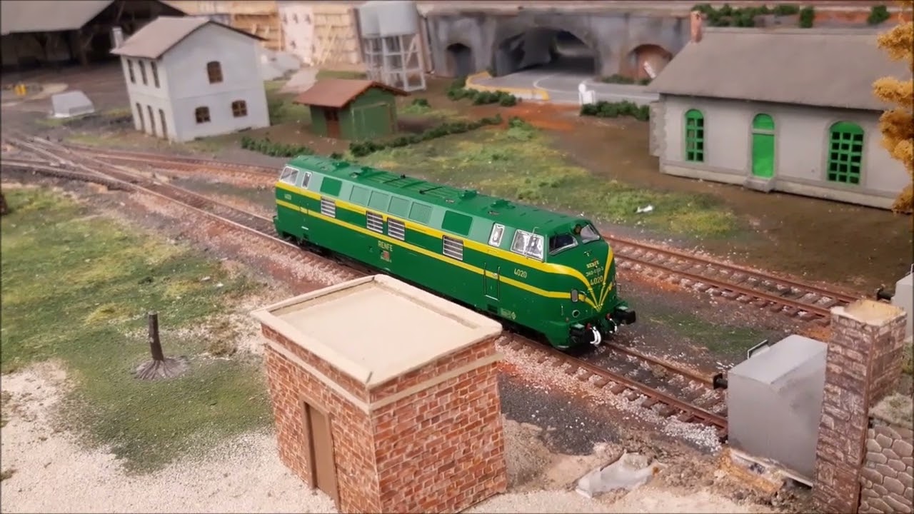 Circulaciones en maqueta HO Asvicaf 14 02 2024. Model Railwyas HO Scale