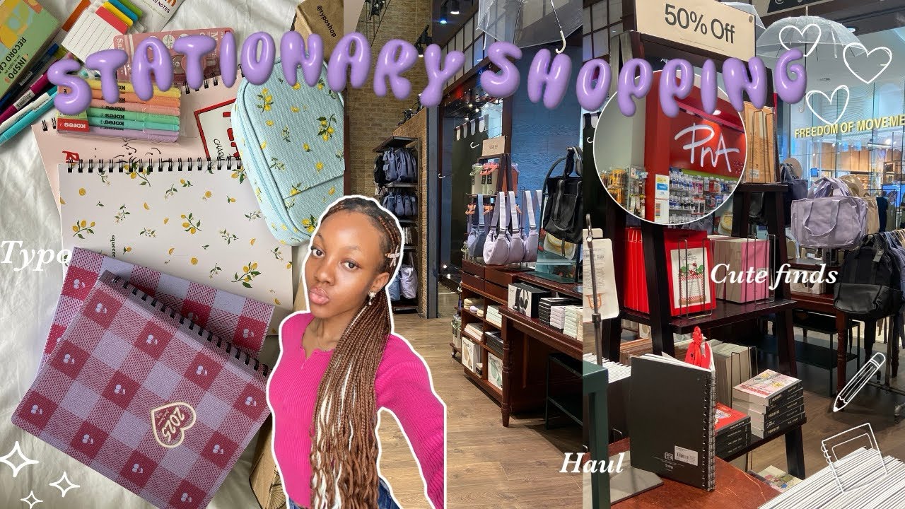 Stationary Shopping and haul | Cute finds, aesthetic , Typo, PNA, Stationary Essentials, 2025