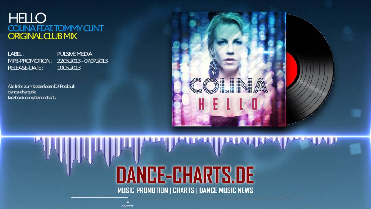 Colina feat. Tommy Cint - Hello (Original Club Mix) - Dance-Charts.de Promo Teaser