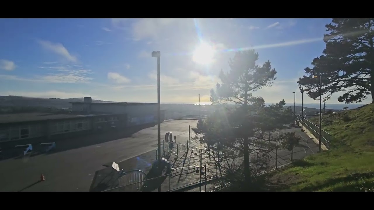 Video del parque Brooks park en el suroeste de la ciudad de san francisco. 