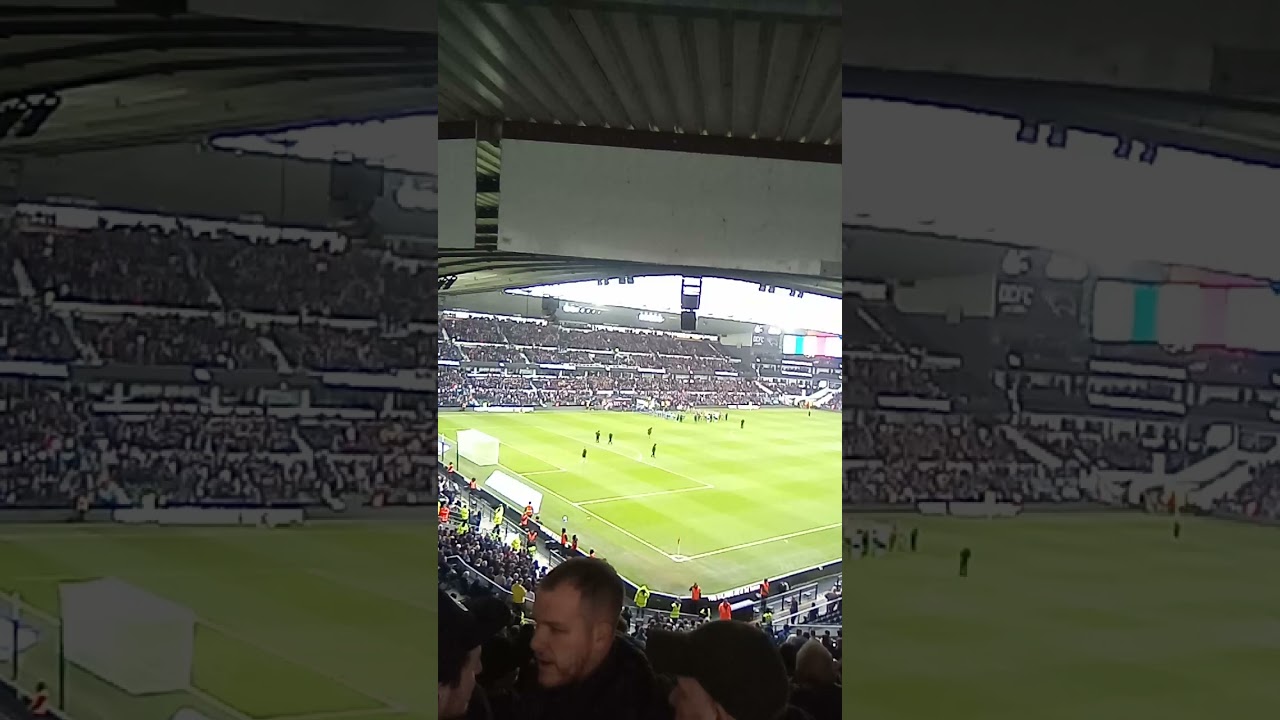 Blackburn Rovers fans sing at the iPro Stadium before the teams come out