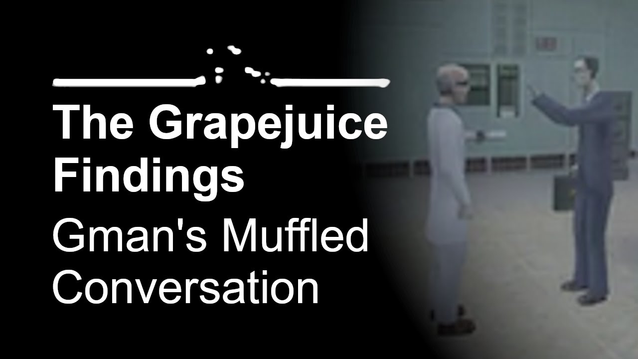 Gman's Muffled 'Anomalous Materials' Conversation | Subtitled (The Grapejuice Findings)
