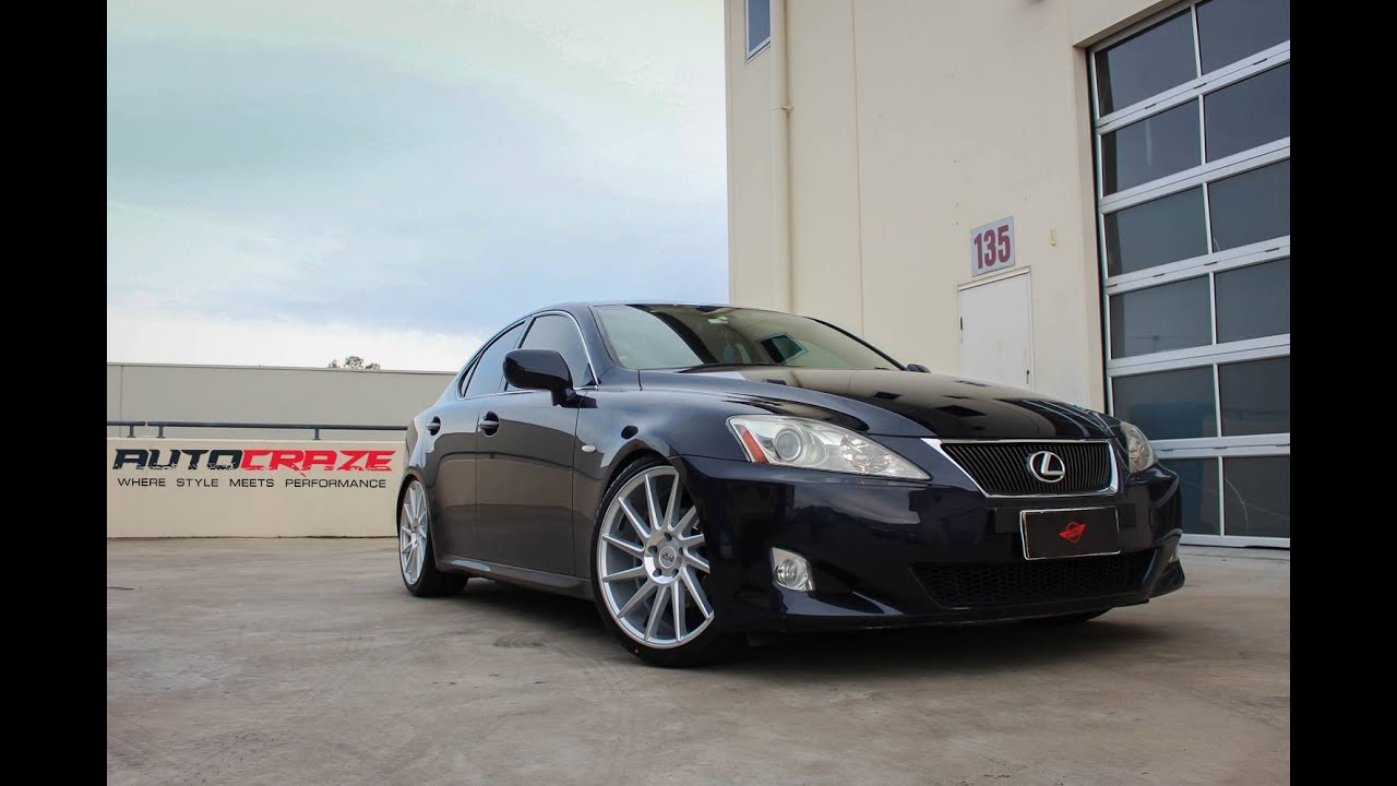 Lexus IS250 Wheels - Niche Surge Rims + K-Sport Coilovers | AutoCraze