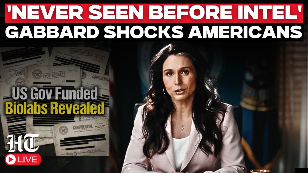 US Breaking LIVE: Tulsi Gabbard Shocks Americans, Reveals  Secret Files on 120+ U.S.-Funded Biolabs