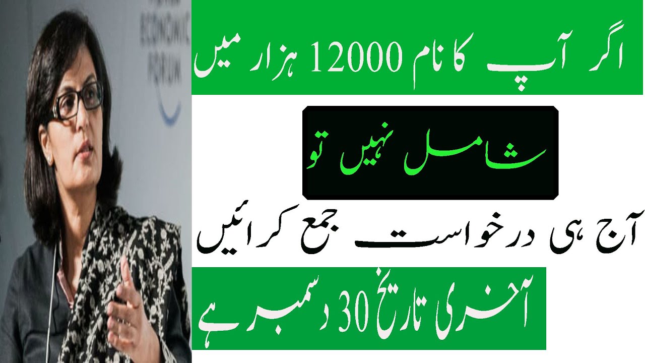 Ehsas Kafalat Program Online Registration || Ehsaas Kafalat Program 2020 fsub videos