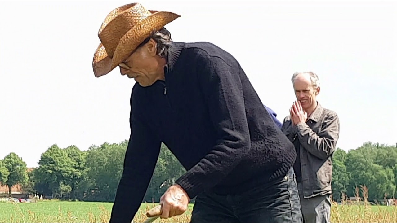 Maaien met de zeis in Vledderveen 2018